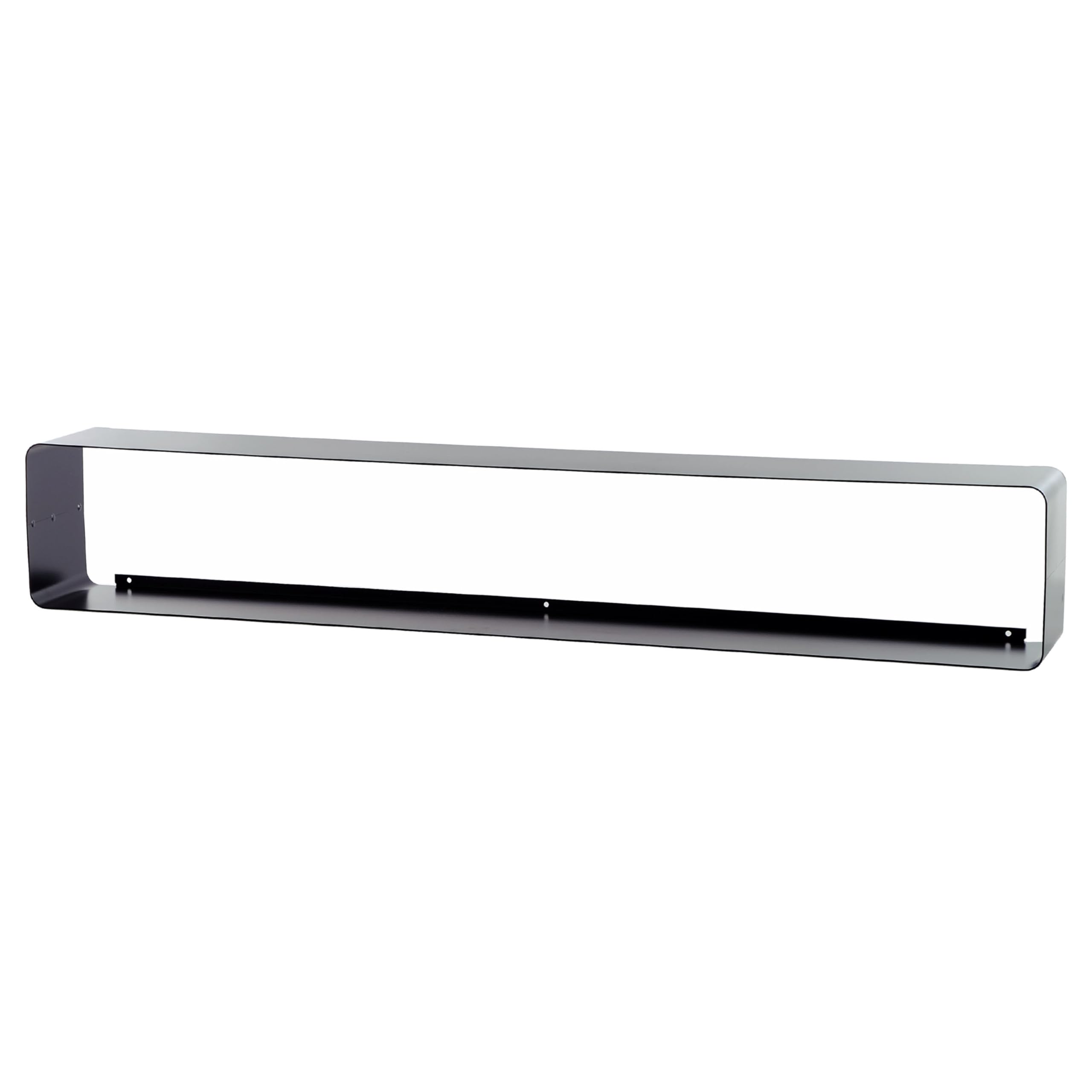 XXL DVD & BLU-RAY mensola cubo design lounge di design Delights Retro Rack da parete in metallo nero