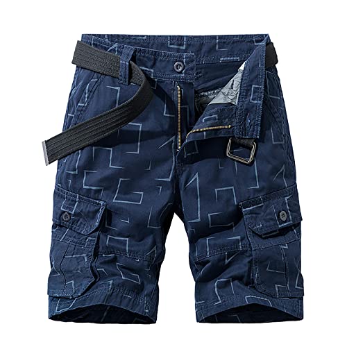 Short de travail homme grande taille ample et robuste contre la chaleur estivale