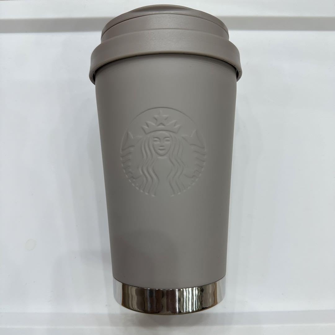 【新品未使用】スタバ ステンレスボトル togo タンブラー マットグレージュ スタバステンレスロゴボトル ステンレスtogoタンブラー マットグレージュ