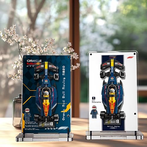 77243 Präsentationsständer aus Acryl für Geschwindigkeit 77242-77251 Champion F1 Team auf einem Tischauto-Bauset, Schreibtisch-Ornamente, dekorative Objekte, Geschenk für Erwachsene und Sammler (nur