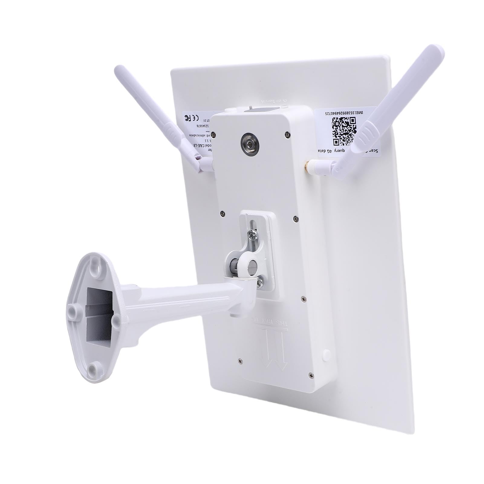 HEEPDD Router da 4G per Esterni Solari Router a Energia Solare LTE, Dispositivo Portatile Impermeabile per WiFi Dispositivi Multipli, Ideali per il Campeggio e le Forniture di Giardinaggio per