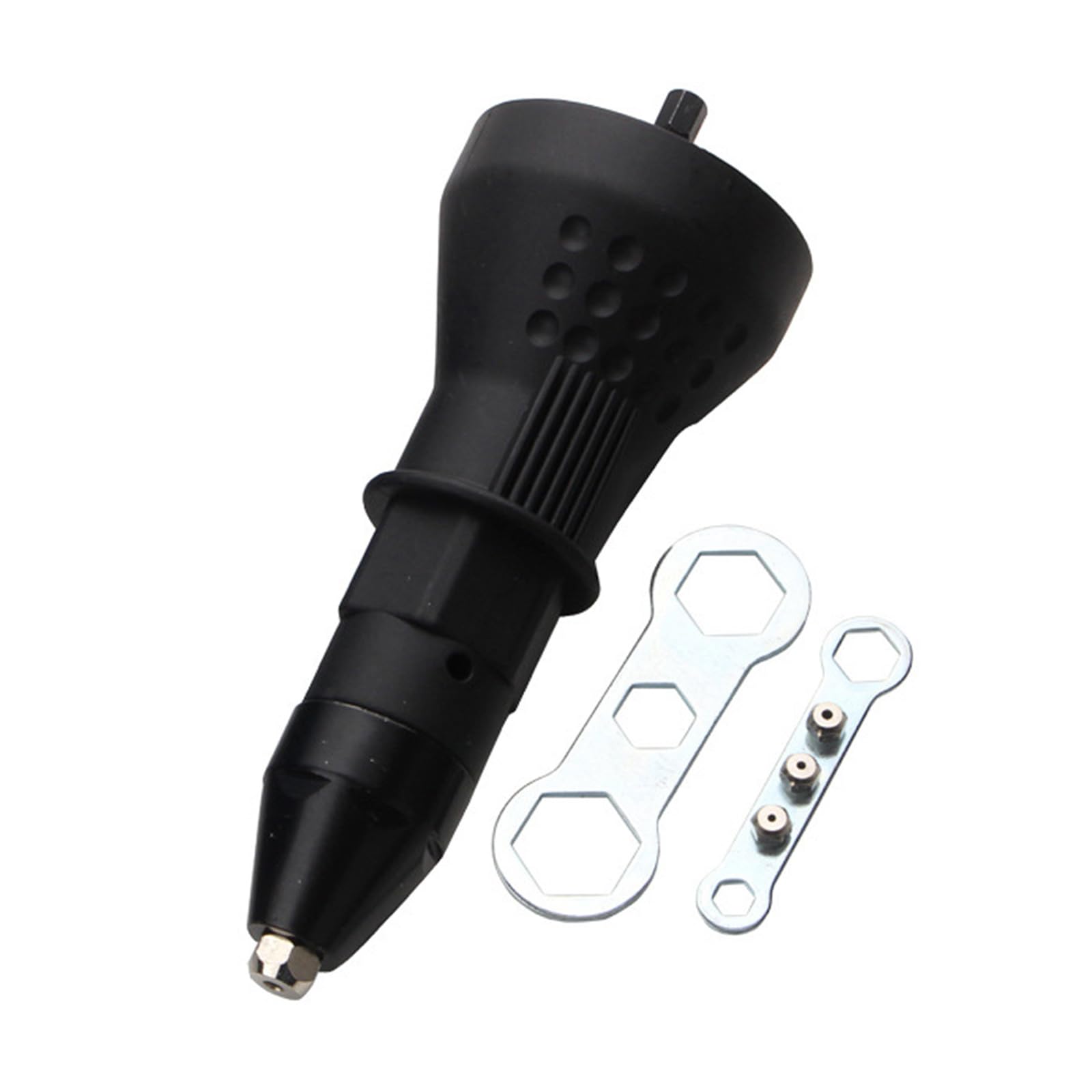 Precisions Electric Rivets Adapter Steel Construction Hexagonal Connection Electric Rivet Head Rivet Accessories
