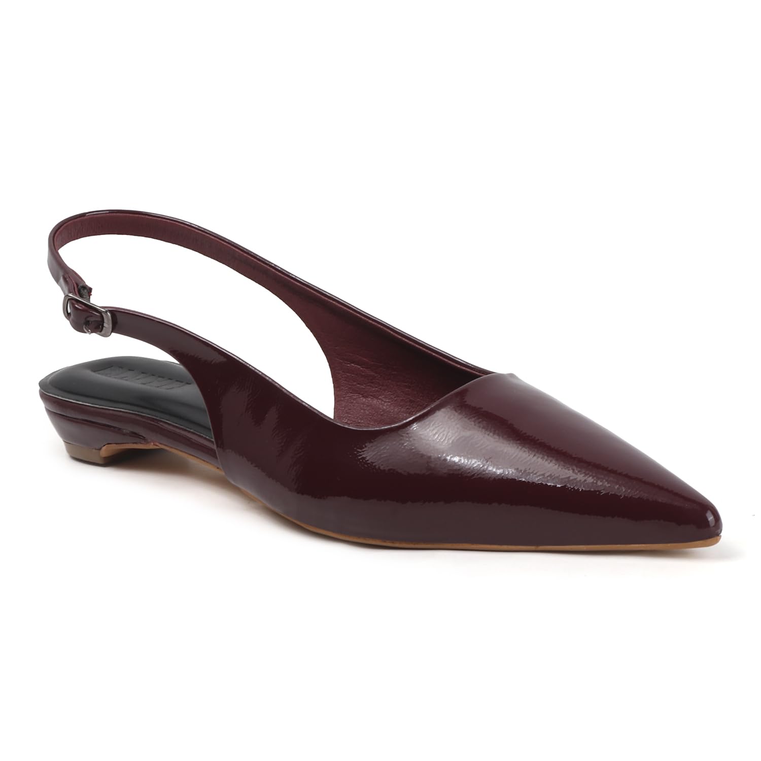Jane Women's Patent Leather Comfortable Slingback Flats-image-34