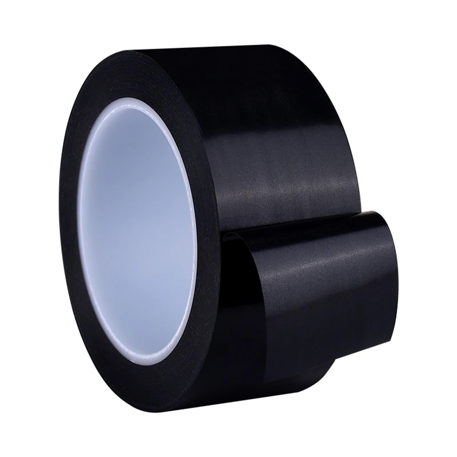 2 rotoli di nastro avvertimento pericolo, sicurezza for pavimenti magazzini e palestre Per Segnalazione Di Pericolo(Black,33.0M_0.15MM_50MM)