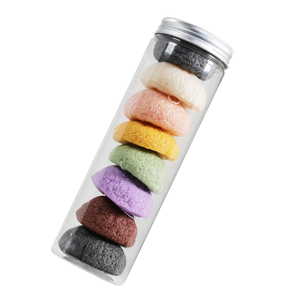 Healeved 24piezas Esponjas De Naturales Para Cuidado Facial De Exfoliantes y Limpiadoras Suaves Para Tipo De Piel Para Eliminar Maquillaje y Impurezas
