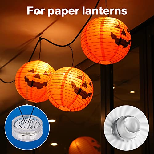 Rikiss Submersible Led Lights Waterproof Flameless Candle Bright Tea Lights, Battery Operated Flameless Mini Lights For Party Wedding Festival Celebration Vases, Warm White, 12Pcs #TOP4