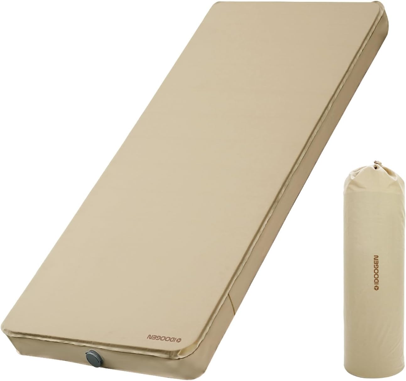 3.9" Thick Self-Inflating Camping Pad,Sleeping Pad with Buckle Strap and Carry Bag - Perfect for Camping, Truck Camping, Outdoor Adventures, Picnics, and Office Use-78.7 x29.9 x3.9