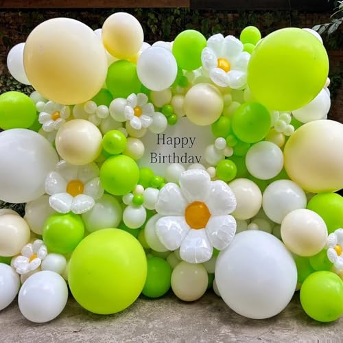 Image of Lime Green Balloons 12 inch, Green Latex 50pcs Party Balloons | Baby Shower, Birthday Party Decorations