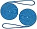 Messe mit günstig Kaufen-FreeTec 2tlg Bootsseil Boot Fenderleine Nylon Dockline Festmacherleine Fenderseil mit Auge 12mm Durchmesser 6m lang Blau