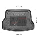 Sin malos olores. Protector de maletero específico para Nissan X-Trail III 5 plazas (2014-) - Antiderrames, antideslizante, lavable. Cubeta, alfombra de plástico