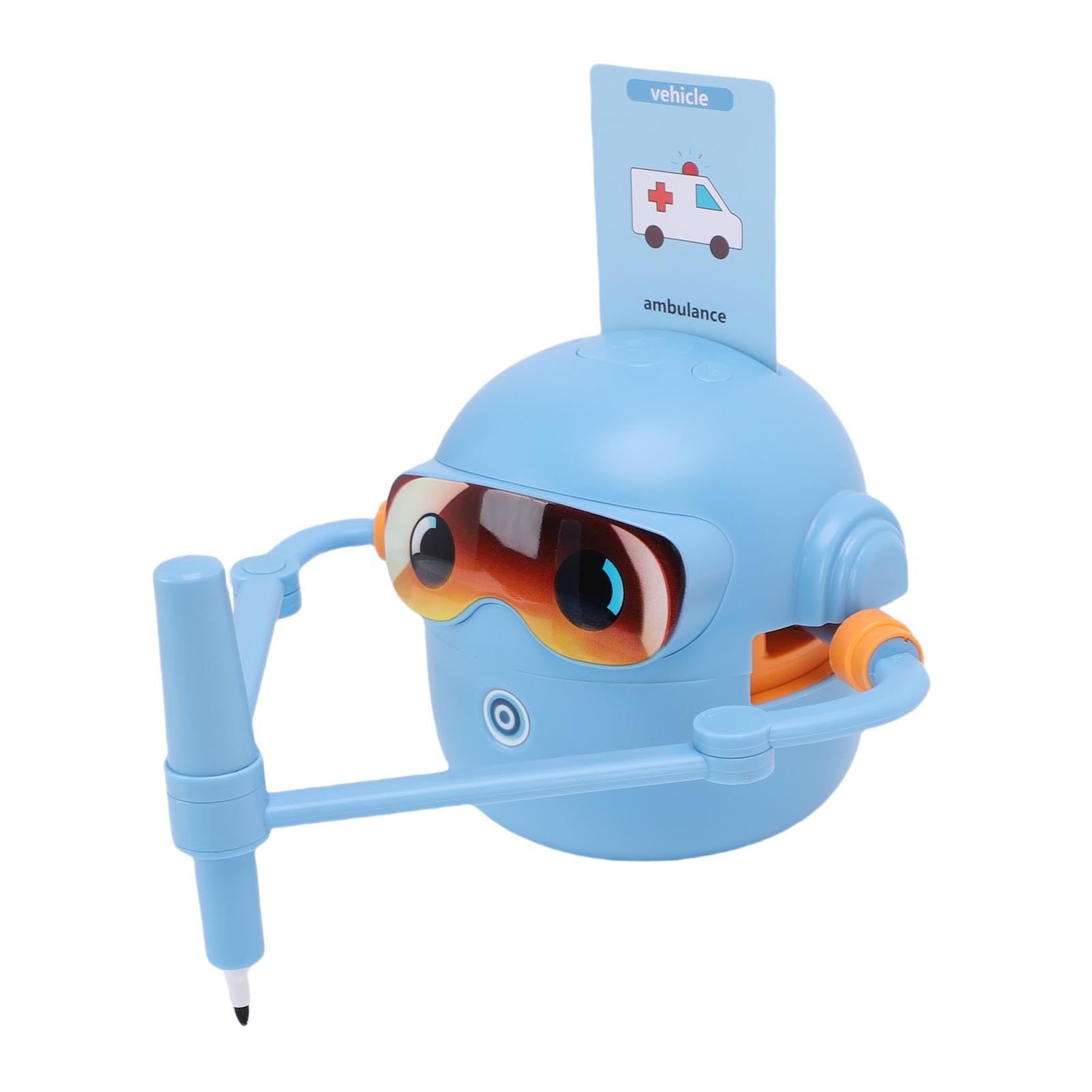 Zunate Inteligentny Robot Edukacyjny do Rysowania z zabawną muzyką dla Dzieci w Wieku od 3 Lat, Zawierający 100 Kart i 14 Kolorowych Długopisów (BLUE)