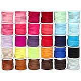30 Pack Leather Cord Lacing for Jewelry Making, DIY Crafts (5.5 Yards/Spool, 30 Colors)