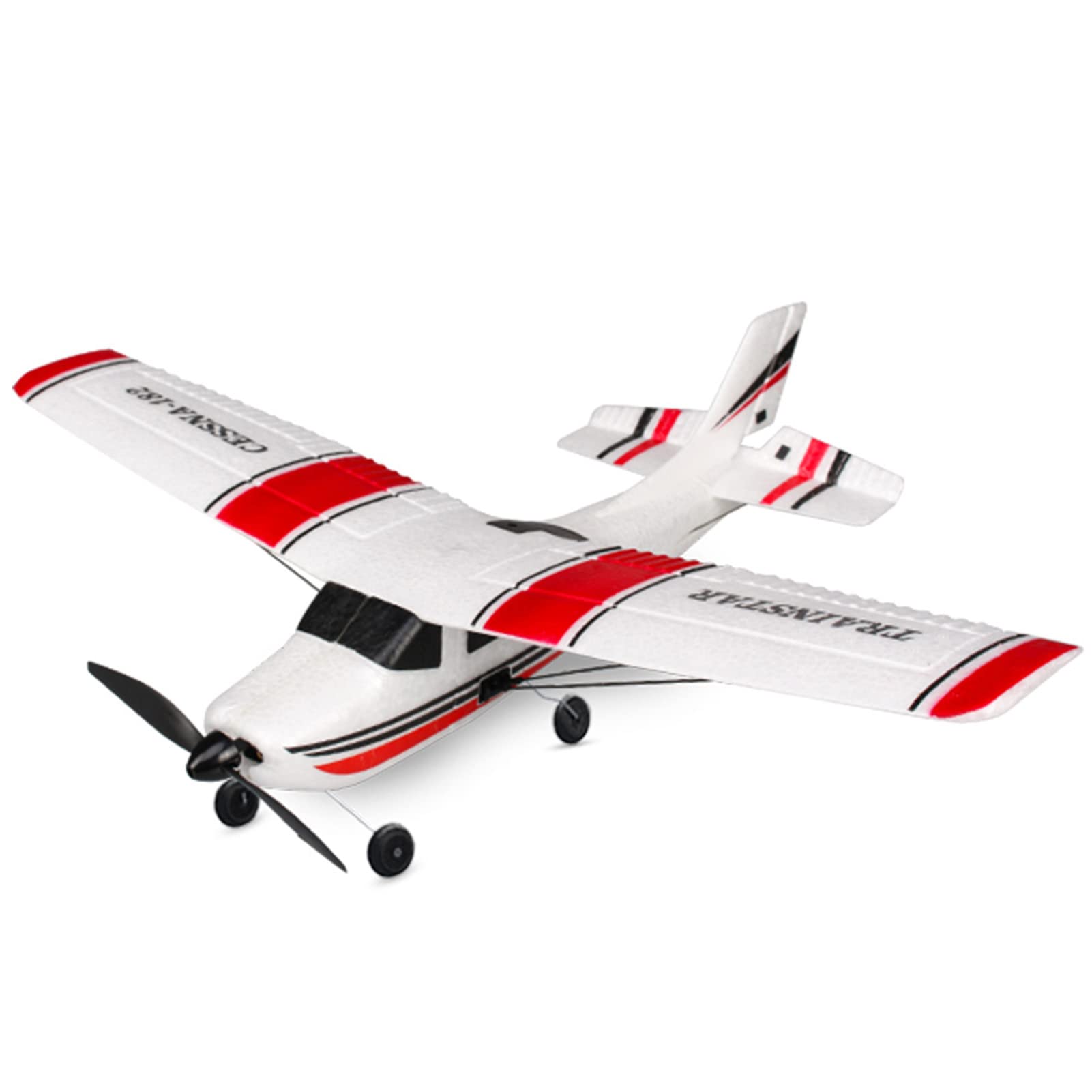 SAGNV RC Airplane, Cessna Model Plane,2.4GHz 3CH Remote Control Airplane, Fixed Wing Aircraft,Fly Glider Toys for Kids, Boys and Beginners White-style2