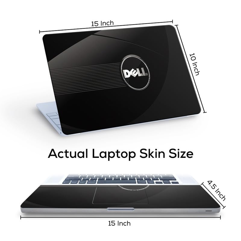Image of Galaxsia DL40 Top+Wrist Pad Vinyl Laptop Skin /Sticker /Cover for 15 to 15.6 Inches Laptops Laminated-Removable-HD Quality Compatible for Dell-(15x10 Inches)