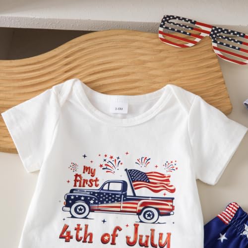 Romper Outfit My First 4th of July Onesie - image 3