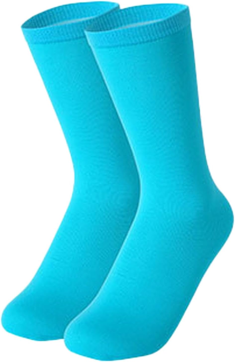 ZOOMELLA Ice Skating Socks for Women Girl Breathable Figure Skating Socks Blue| Sporting Goods