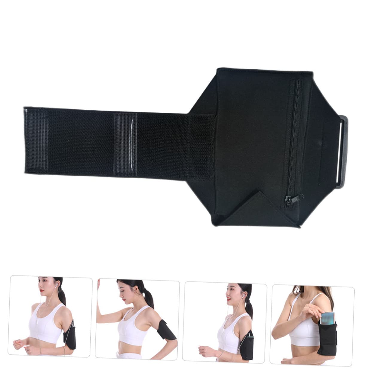 SHINEOFI 4 Pezzi Braccio Multifunzionale per Smartphone Leggera e Resistente Adatta per Fitness Materiale Neoprene Traspirante e per Allenamento