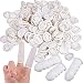 Produktbild MUXItrade 400 Stück/Tasche Einweg Handschuhe Latex-Fingerlinge Anti statische Medical fingercot, weiß