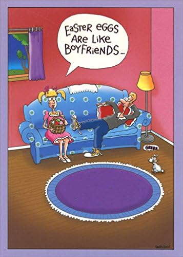 Are Like Boyfriends - Designer Greetings Funny Easter Card