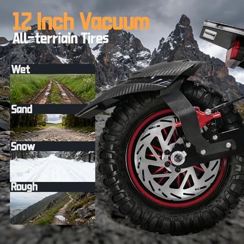 Image of GD82 Master 7000W Dual Motor Electric Scooter for Adults, 55 MPH High-Speed Adult Electric Scooter, 60V 36Ah Long Range E Scooter with Hydraulic Suspension, NFC Unlock, 12 inch Off-Road Tires.