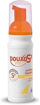 DOUXO S3 PYO Waterless Antibacterial & Anti-Yeast Leave-On Mousse, 150ml