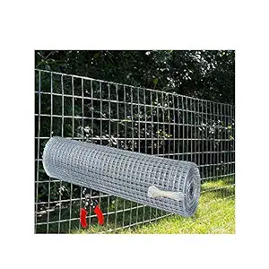 SAI PRASEEDA Welding Wire Garden Fencing Iron net with 18 Guage Anti Bird 4feet/20feet Netting Uv Stablized with 6 Months Guarantee Free 1 Cutter,100 PVC Wire Tags