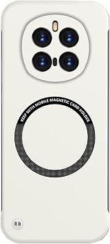 Magnetic Case for Honor Magic 7 Pro/7, Full Lens Protection Cover Slim Thin Borderless Heat Dissipation Shockproof Minimalist Case,White,7Pro