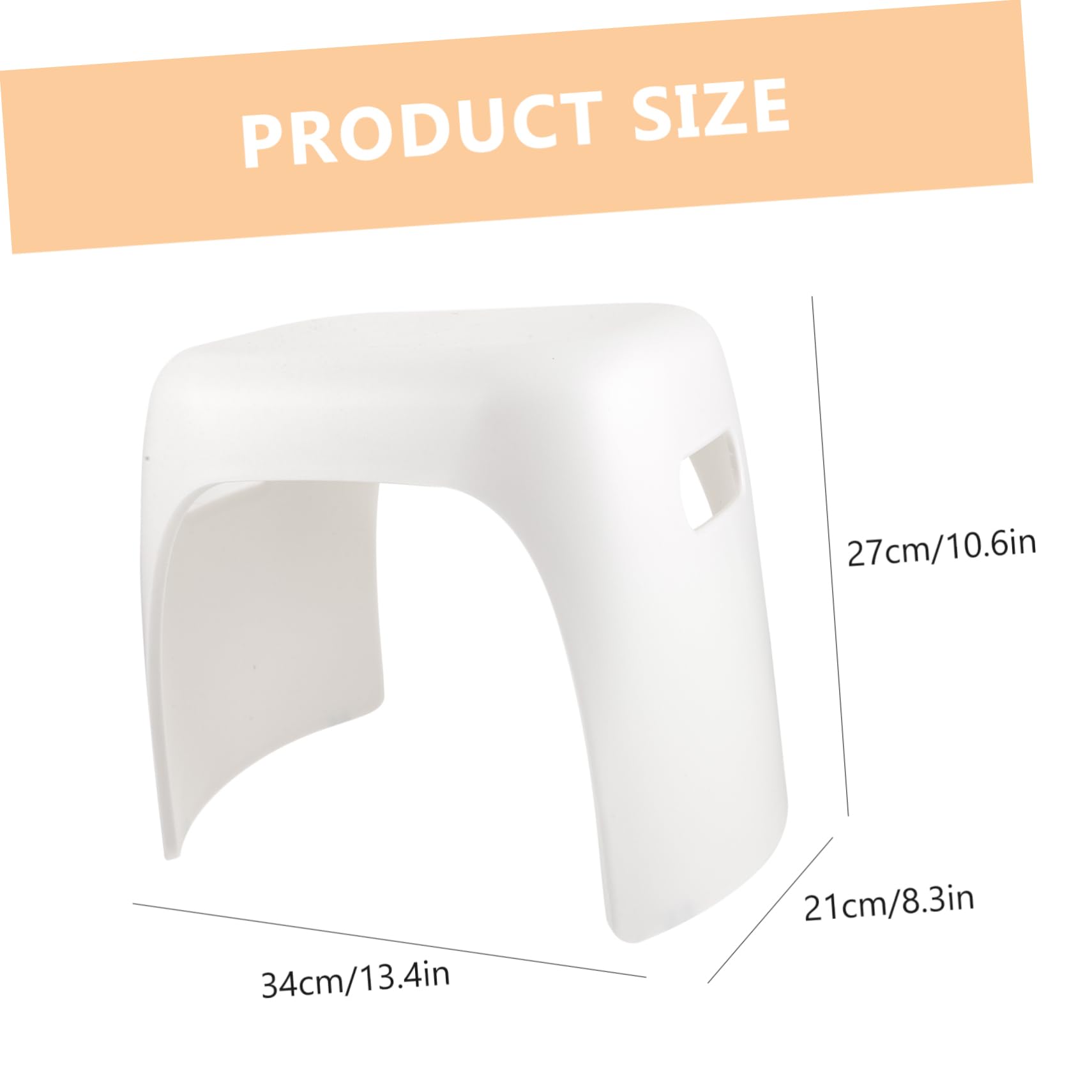 MUCKLILY Sturdy Plastic Stool Portable Stool Boys and Girls Lightweight for Toddlers Random Style