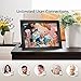 FRAMEO WiFi Digital Photo Frame 10.1 inch with 32GB Internal Storage Smart Digital Photo Frame with IPS Touch Screen 1280x800 Digital Picture Frame Share Photos or Videos Instantly via Frameo APP