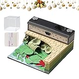 3D Memo Pad Calendar | 2026 Tear-Off Desktop Notes | Creative Paper Calendar Pad | For Daily Planning, Schedule Management, Home Office Decor, Study Organization