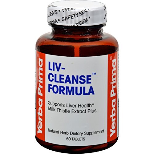 Yerba Prima Liv-Cleanse Formula 650 Mg - 60 Tablets