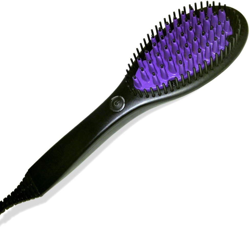 Phoenix Hair Straightener Brush and Ceramic Dryer with US Plug