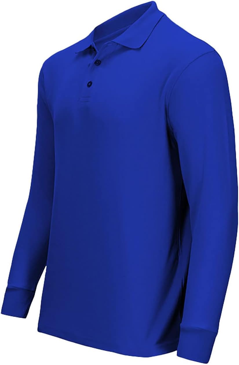 Premium Wear Boys Uniform Long Sleeve Polo Shirt - Image 3