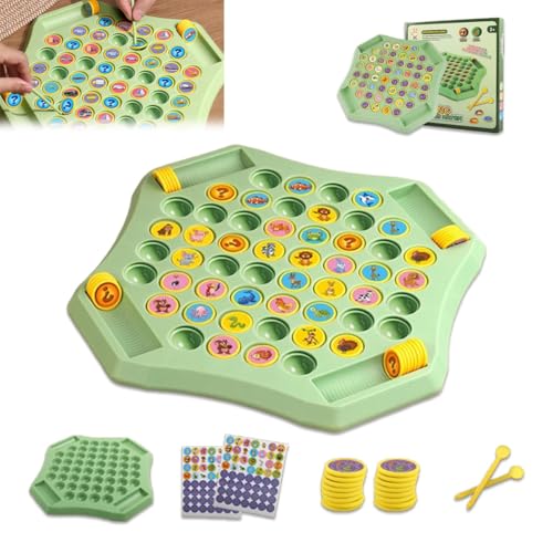 Flip Memory Match Board Game – Animal & Fruit Toy