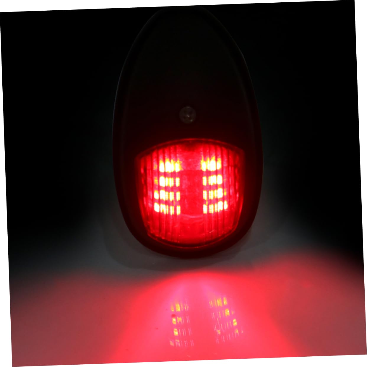 TOYANDONA 2pezzi Led Per Barche Marina Per Prua Poppa e Marcia Adatta Pontoni Yacht e Imbarcazioni Diporto Design Ottico Rosso e Verde Tenuta Anti-vapore