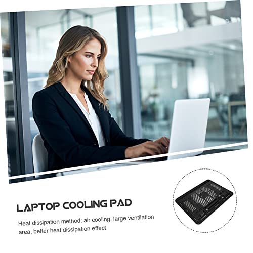 Base refrigerante para laptop con ventiladores silenciosos ajustable miniatura 3