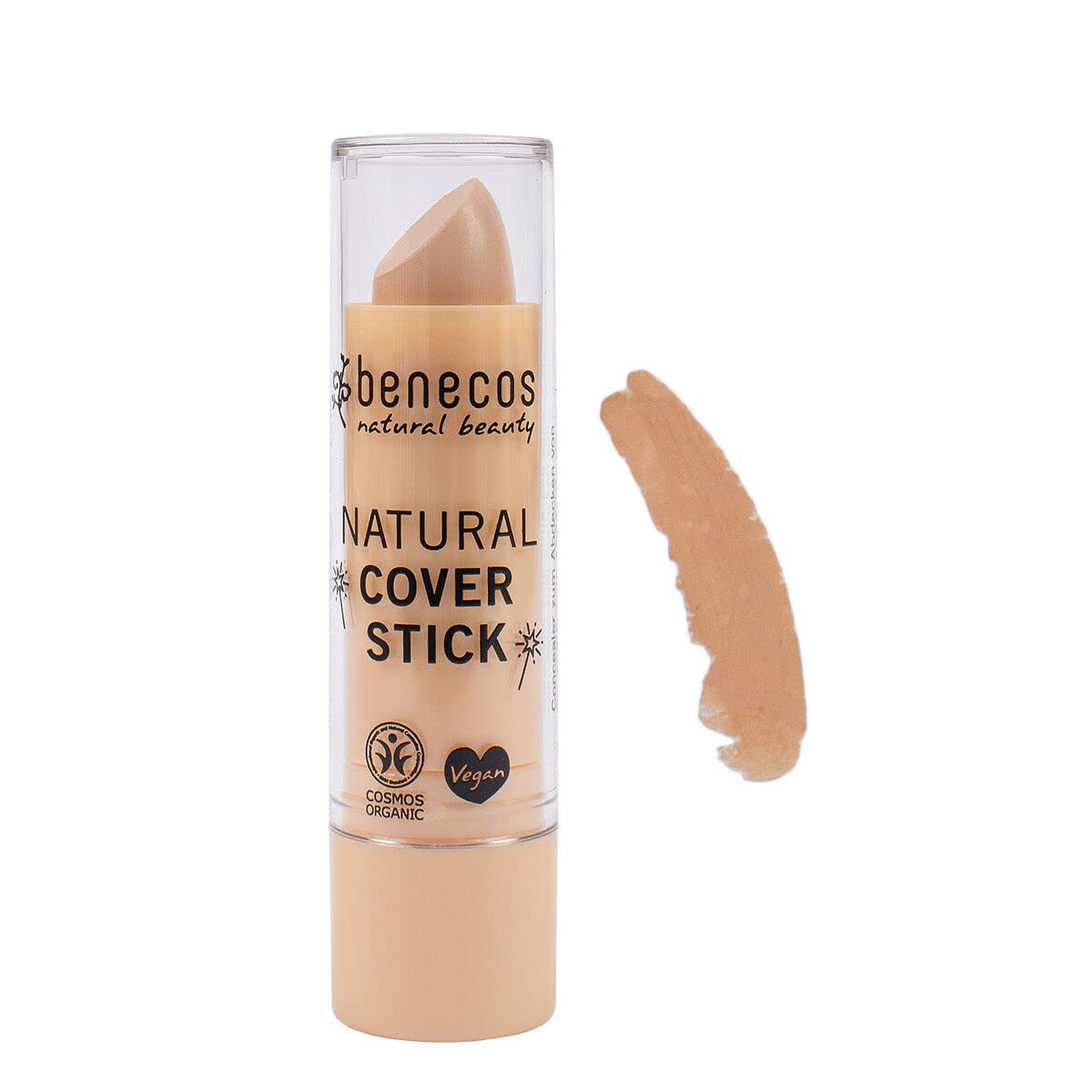 Benecos Bio Natural Cosmetics - Cover Stick - High Opacity - Talkfree - Vegan - beige - 4,5g - Image 2