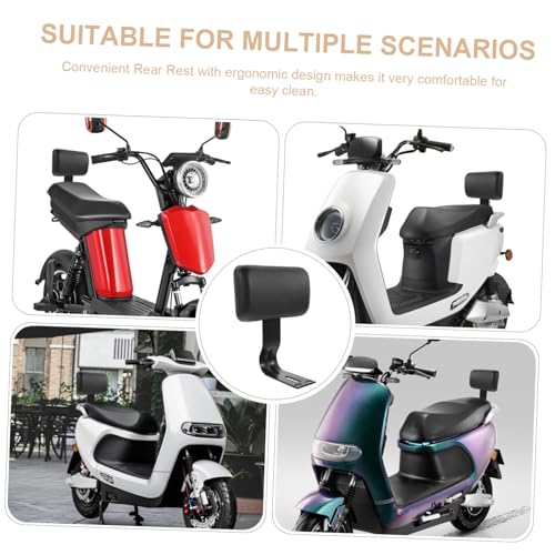 KALLORY 電動自転車用クリエイティブ背もたれクッション 設計厚手クッション 腰部サポート付き汎用バイレスト 簡単取付け耐久性素材使用