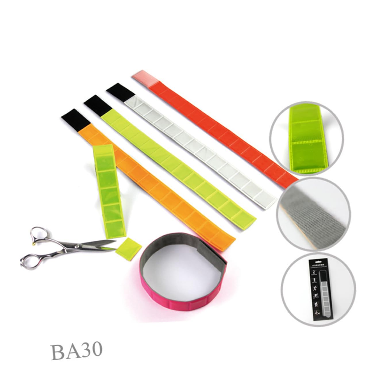TOYANDONA Bracelet Réfléchissant Engrenage Bandes Réflecteurs Brassard De Marche Nocturne Léger Groupe Bracelet De Poignet Salle De Sport Vélo Bracelets Hommes