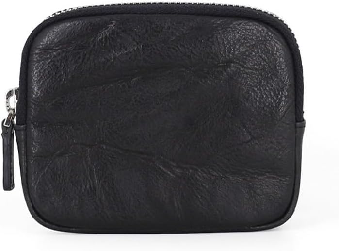 Coin Purse for Men Leather Coin Purse Vintage Zipper Storage Pouch Mini Pouch(Colour 5)