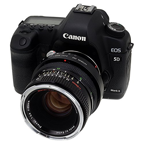 Image of Fotodiox Pro IRIS Lens Mount Adapter Compatible with Rollei 6000 Lenses to Canon EOS EF /EF-S Cameras