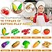 Kids Play Kitchen Accessories, 42Pcs Toddlers Pretend Toy Kitchen Playset Cooking Sets with Pressure Pots and Pans, Cookware, Utensils, Cutting Play Food Preschool Education Toys Gift for Girls Boys