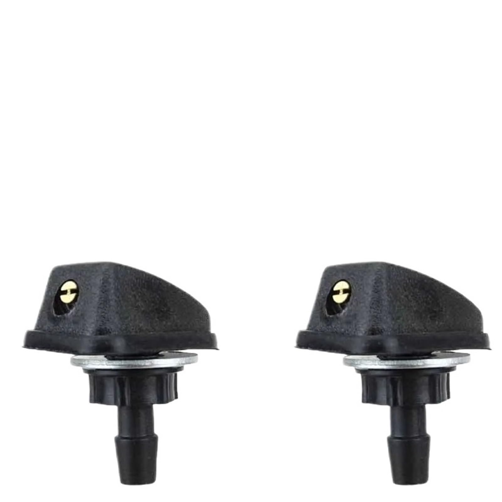 Mobhygct One Color Windscreen Washer Jets Car Front Windshield Wiper Nozzle 2 Pcs Universal Adjustment Jet Sprayer Kits Sprinkler Water Fan Spout Cover Washer Outlet