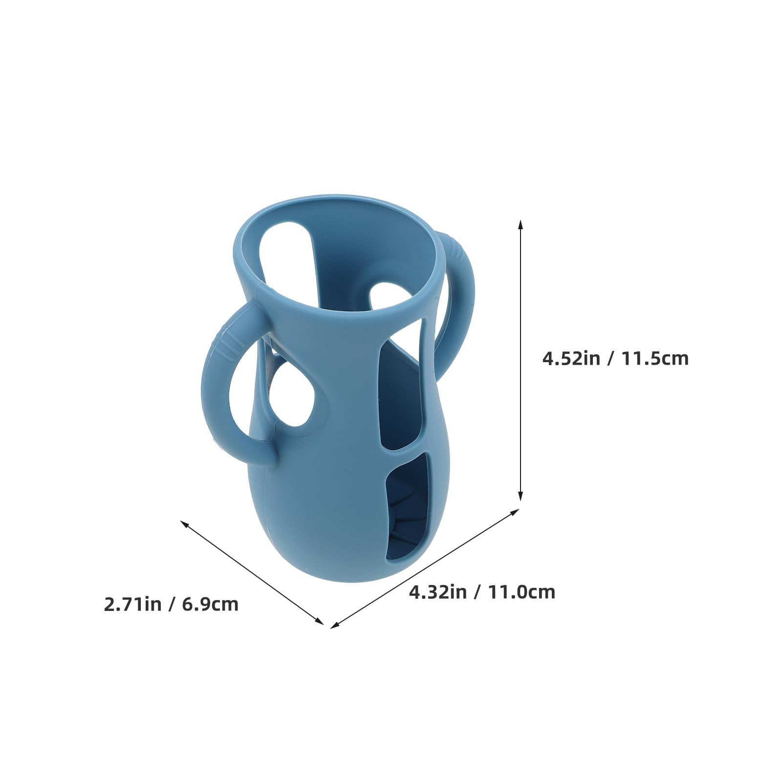 BESTonZON Lot 2 Housse Biberon Silicone compatible avec Avent, Poignée Biberon Ergonomique, Manchon de Protection Antichoc pour Alimentation Bébé, Coque Souple Nettoyage Facile Accessoire