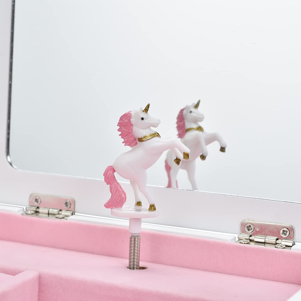Amazon.co.jp: Aliz Unicorn オルゴールジュエリーボックス 女の子用