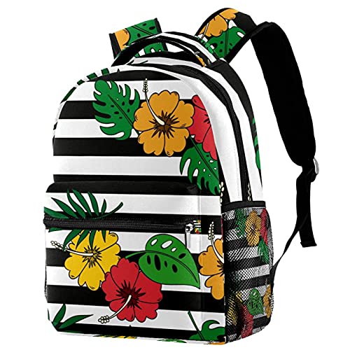 Sac à dos de voyage pour campus filles et garçons avec grand porte-bouteille