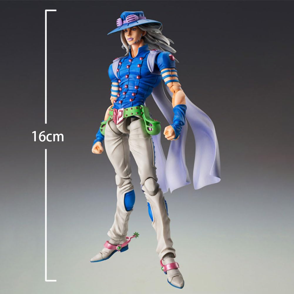 ジョジョの奇妙な冒険 GYRO ZEPPELI フィギュア Amazon.com: LUNK Gyro Zeppeli Action Figures JJBA Anime Figures
