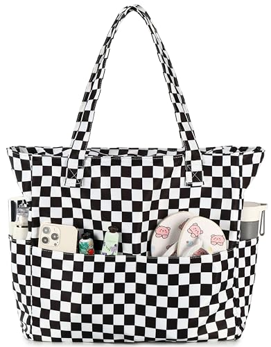 Bolsa de playa impermeable para mujer con compartimento estanco que evita la ropa mojada