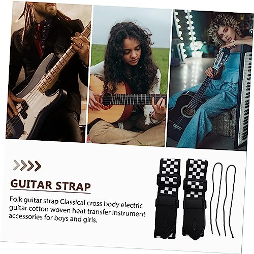Totority 2 Pièces Sangle De Guitare Acoustique Guitare Bandoulière Basse Bandoulière Grilles Sangle De Guitare Guitare Ceinture De Remplacement Ceinture De Guitare Électrique Ceinture À - Les Beatles, Paul McCartney, John Lennon, RIngo Starr, George Harrison Totority 2 Pièces Sangle De Guitare Acoustique Guitare Bandoulière Basse Bandoulière Grilles Sangle De Guitare Guitare Ceinture De Remplacement Ceinture De Guitare Électrique Ceinture À – Image 5
