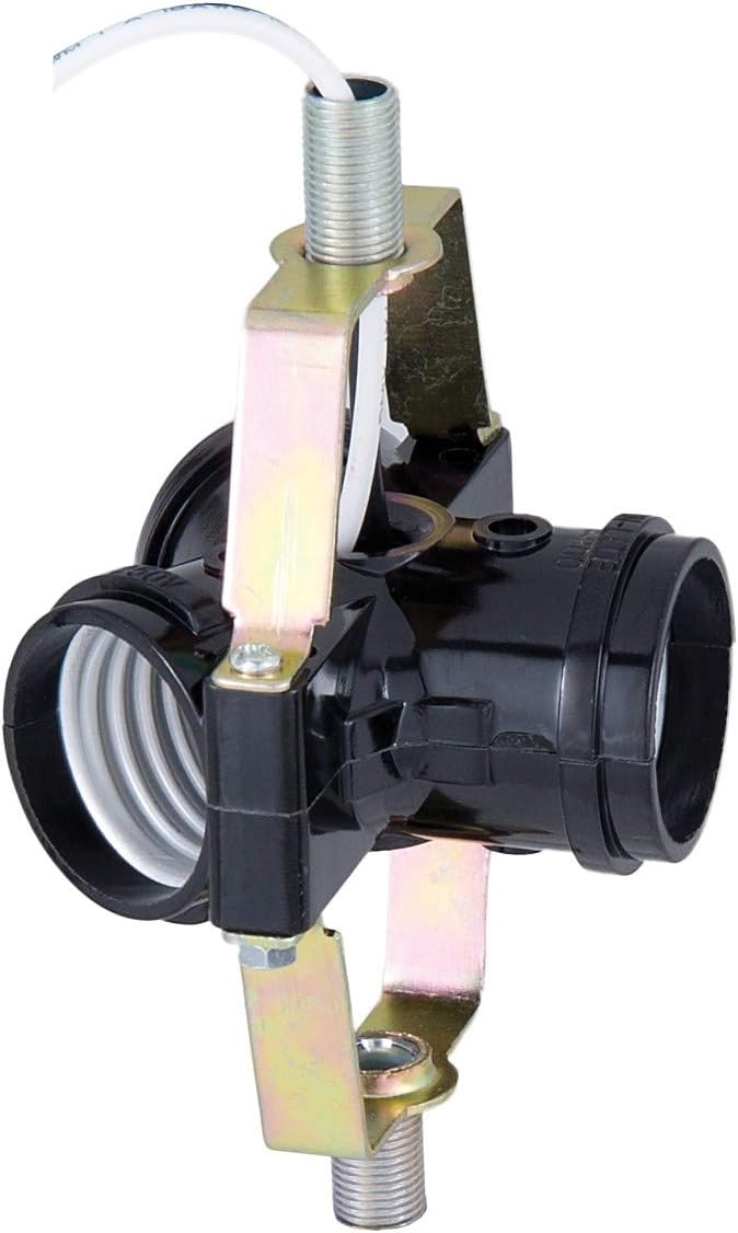 B&P Lamp 3-Light Socket Edison Base Cluster